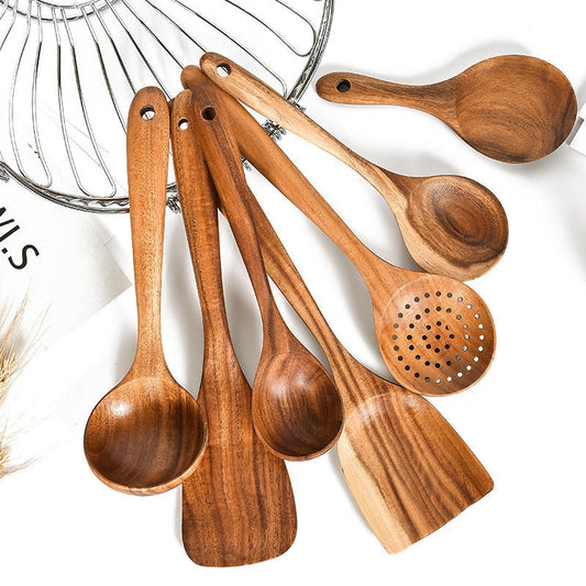 Wooden Cooking Utensils | Wooden Spoon Set | Homeful Harmony