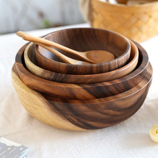 Handmade Wooden Bowl | Wooden Fruit Bowl | Homeful Harmony