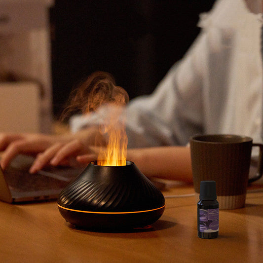 Volcanic Flame Diffuser | Essential Oil Diffuser | Homeful Harmony