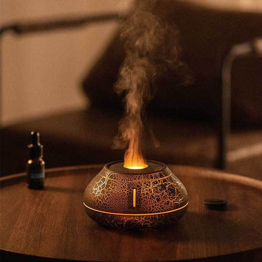 LED Flame Diffuser | Flame Aroma Diffuser | Homeful Harmony