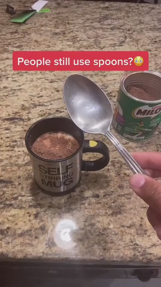 Auto Stirring Mug | Stainless Steel Coffee Mug | Homeful Harmony